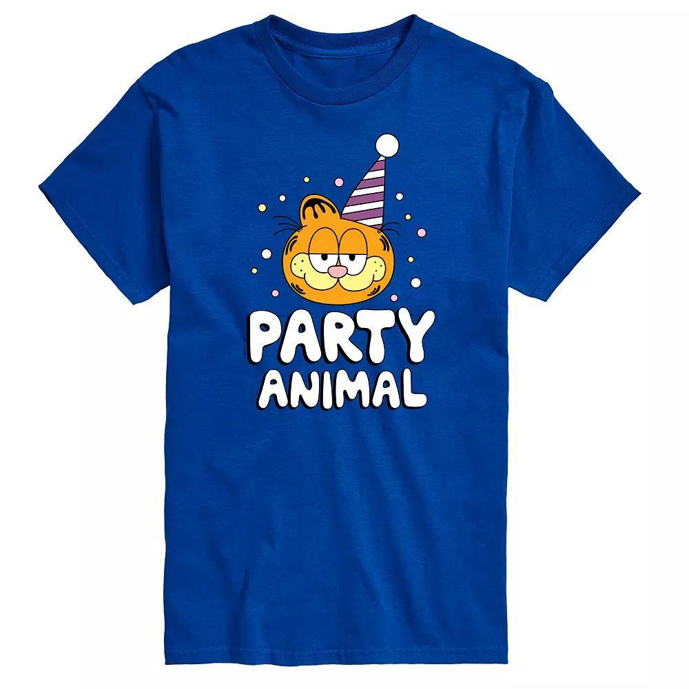 Mens Garfield Party Animal Graphic Tee Product Image