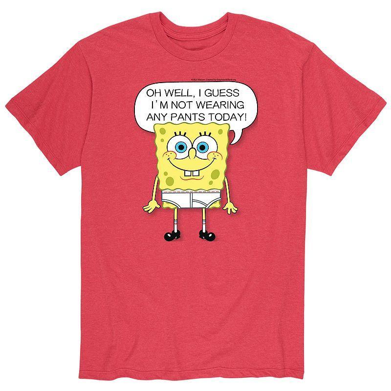 Mens SpongeBob No Pants Tee Product Image