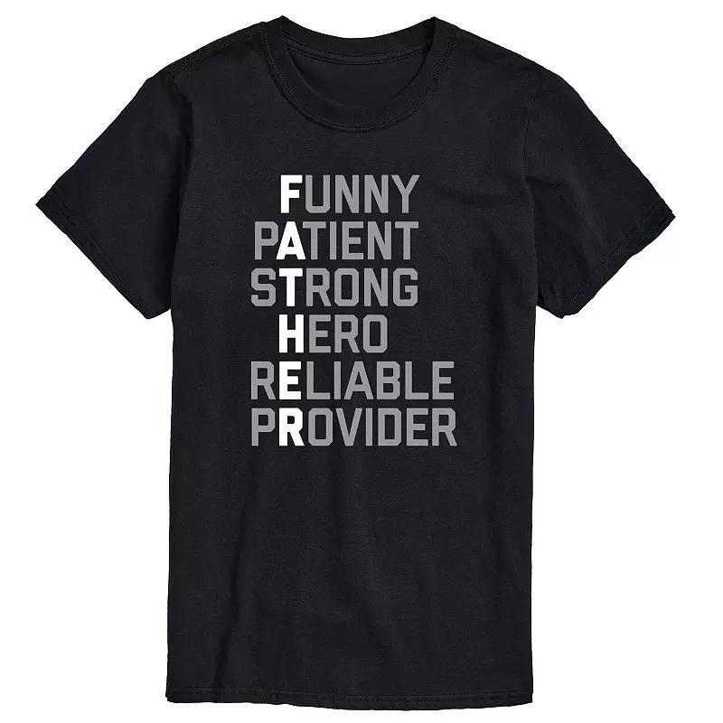 Mens FATHER Acronym Graphic Tee Blue Product Image