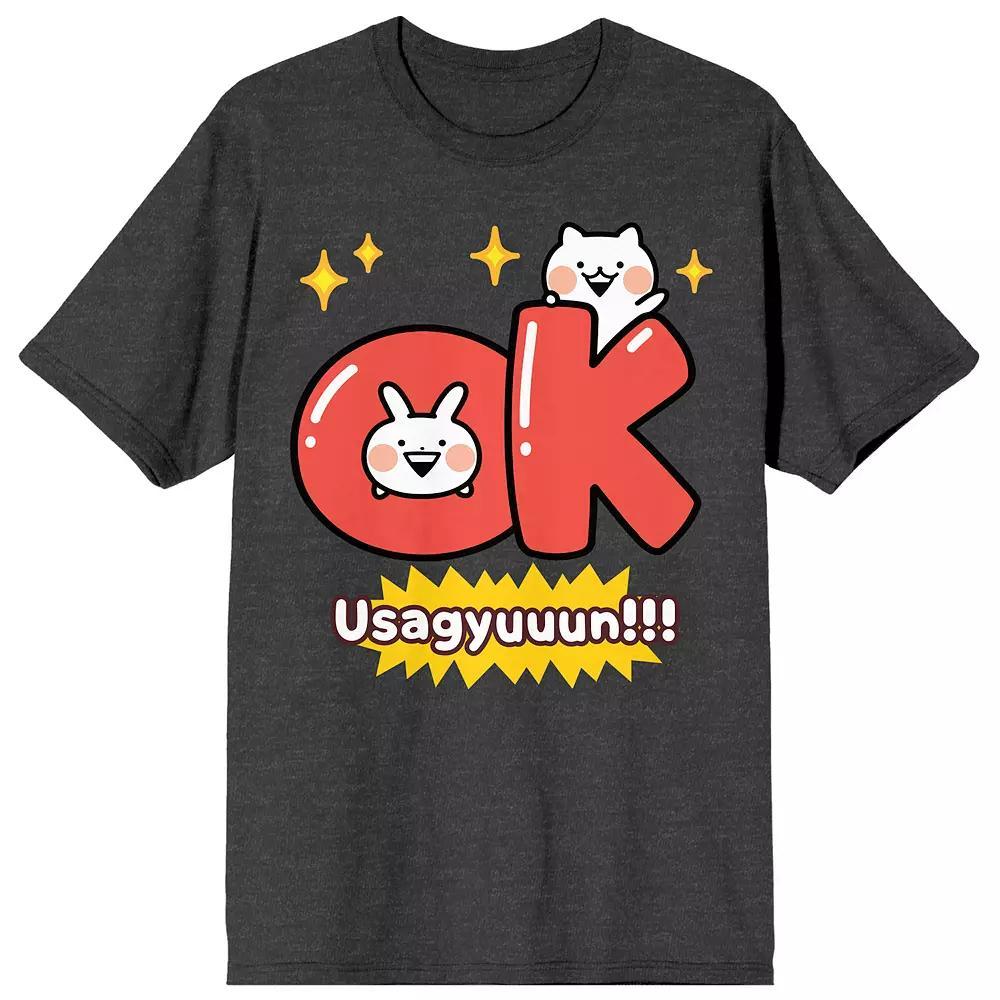 Juniors' Usagyuuun Characters Climbing Graphic Tee, Women's, Size: XXL, Gray Product Image