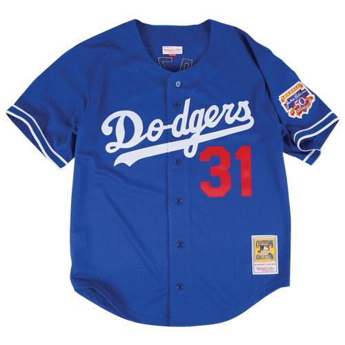 Men's Mitchell & Ness Mike Piazza Royal New York Mets Big & Tall Cooperstown Collection Mesh Batting Practice Jersey, Size: 4XB, Blue Product Image