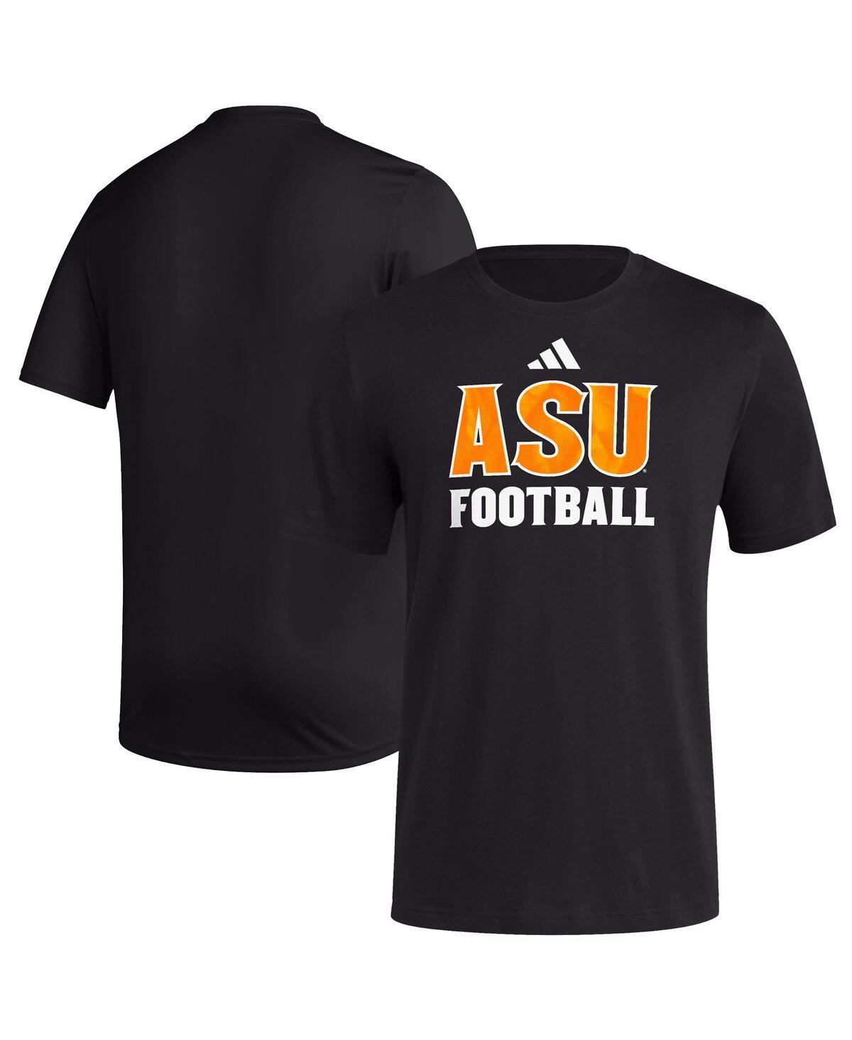 Men's adidas Black Arizona State Sun Devils Sideline Strategy Glow Pregame T-Shirt, Size: Medium Product Image