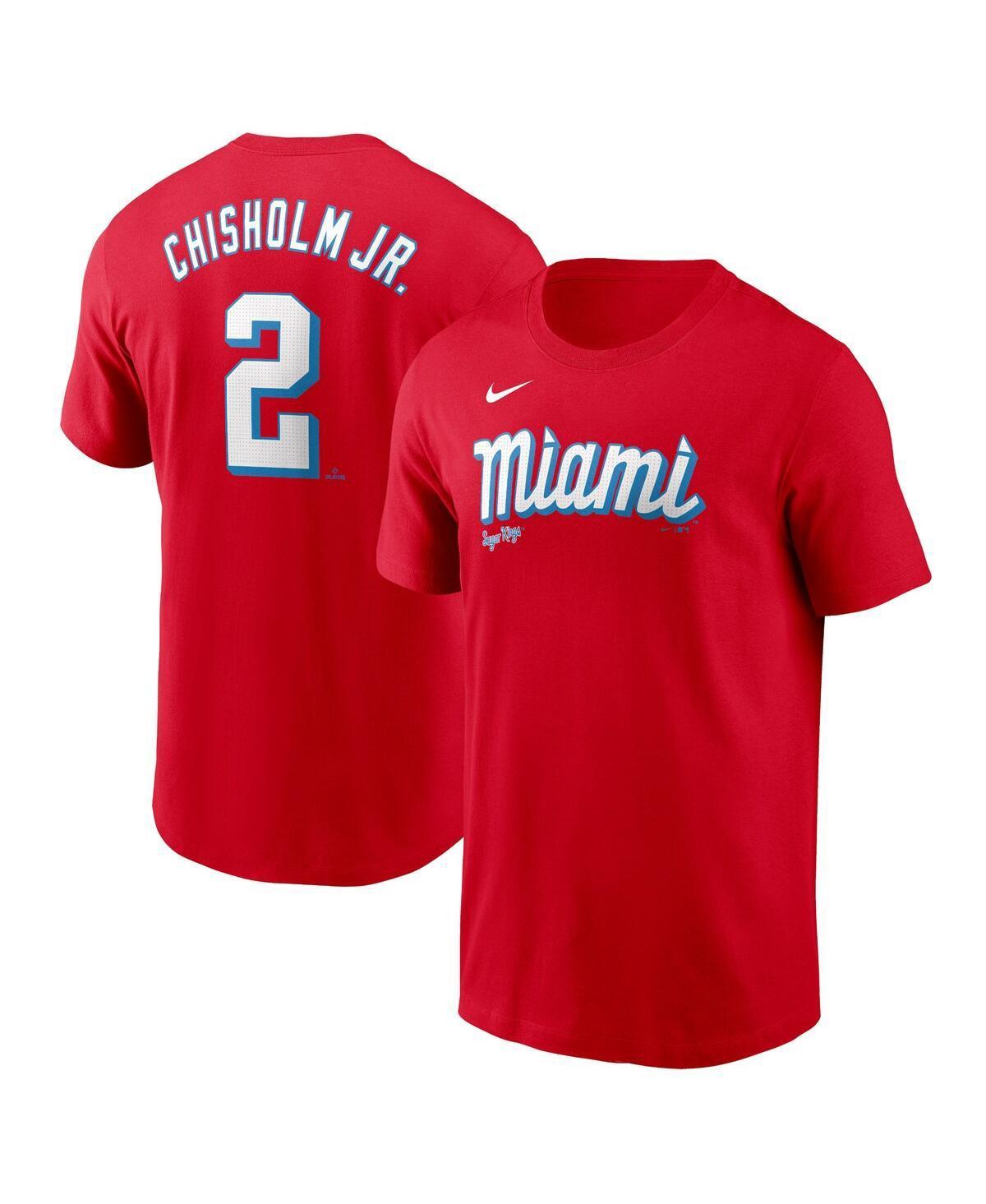 Mens Nike Jazz Chisholm Jr. Miami Marlins City Connect Fuse Name & Number T-Shirt Product Image