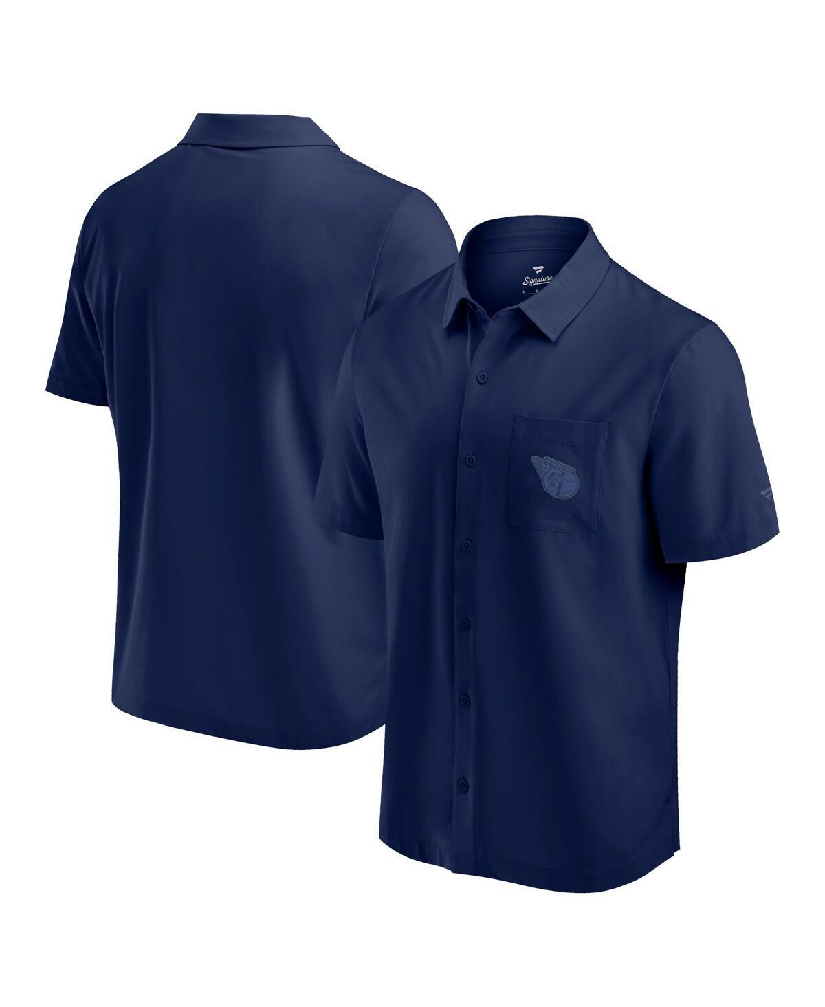 Men's Fanatics Black Cincinnati Reds Front Office Button-Up Shirt, Size: XXL, Red Black Product Image