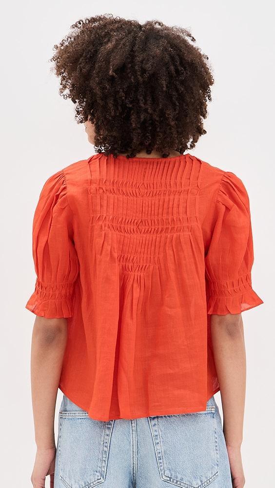 Sea Zora Solid Button Down Top | Shopbop Product Image