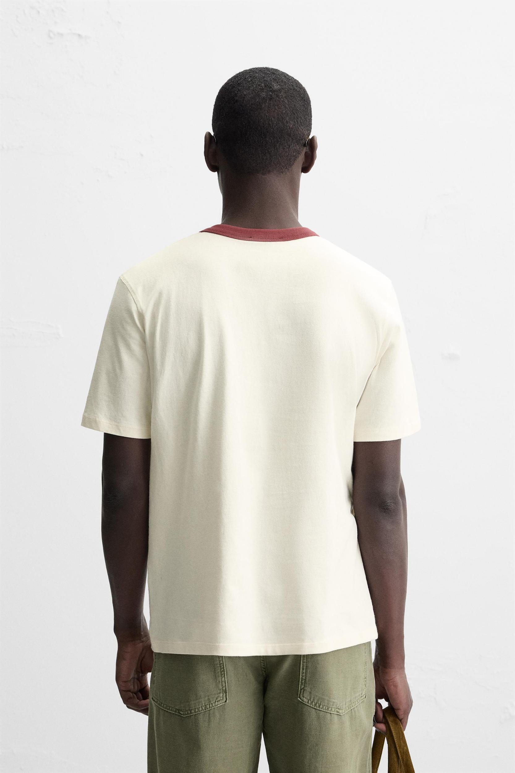 VINTAGE EFFECT PRINTED T-SHIRT Product Image