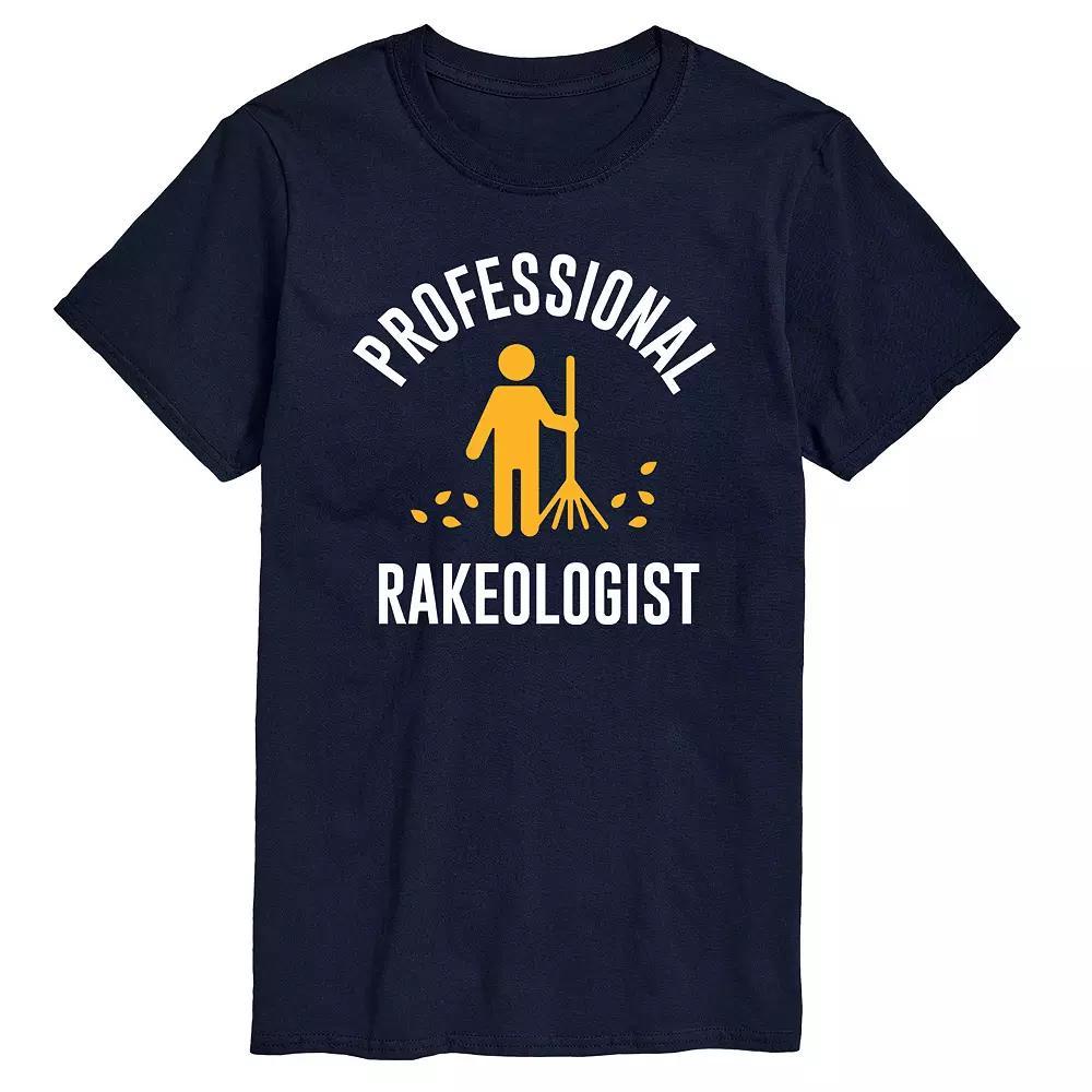 Big & Tall Professional Rakeologist Tee, Men's, Size: 4XB, Blue Product Image