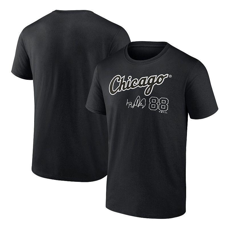 Men's Fanatics Branded Luis Robert Black Chicago White Sox Player Name & Number T-Shirt, Size: Medium Product Image