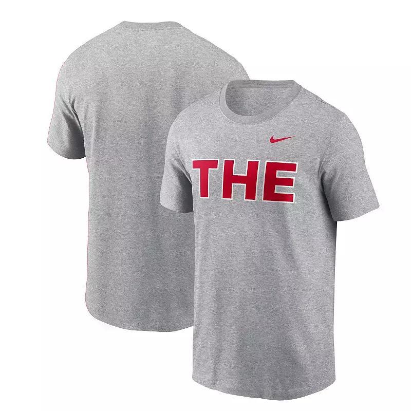 Men's Nike Scarlet Ohio State Buckeyes THE T-Shirt, Size: 2XL, Red Product Image