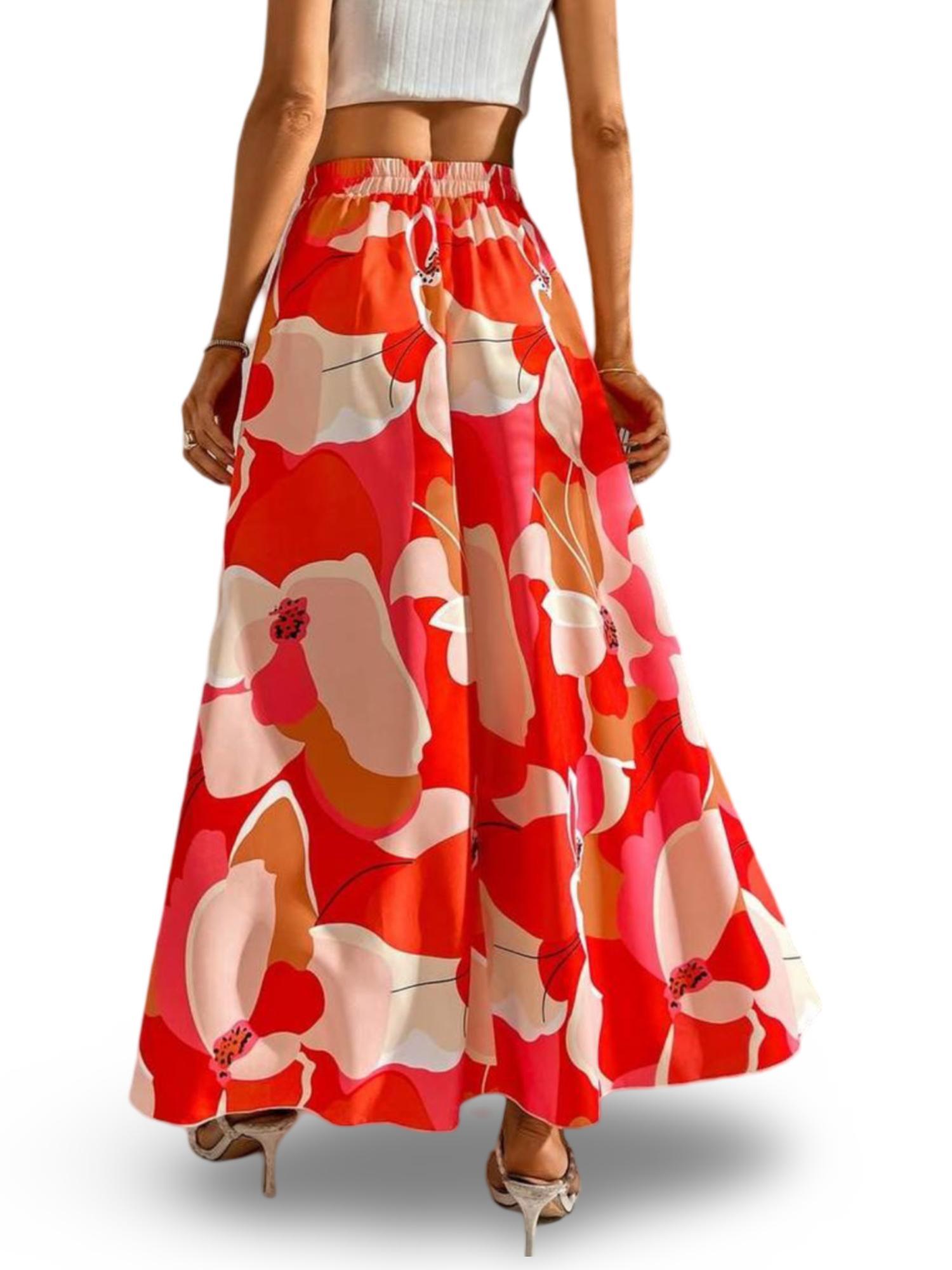 Luv Fashion Floral Skirt Product Image
