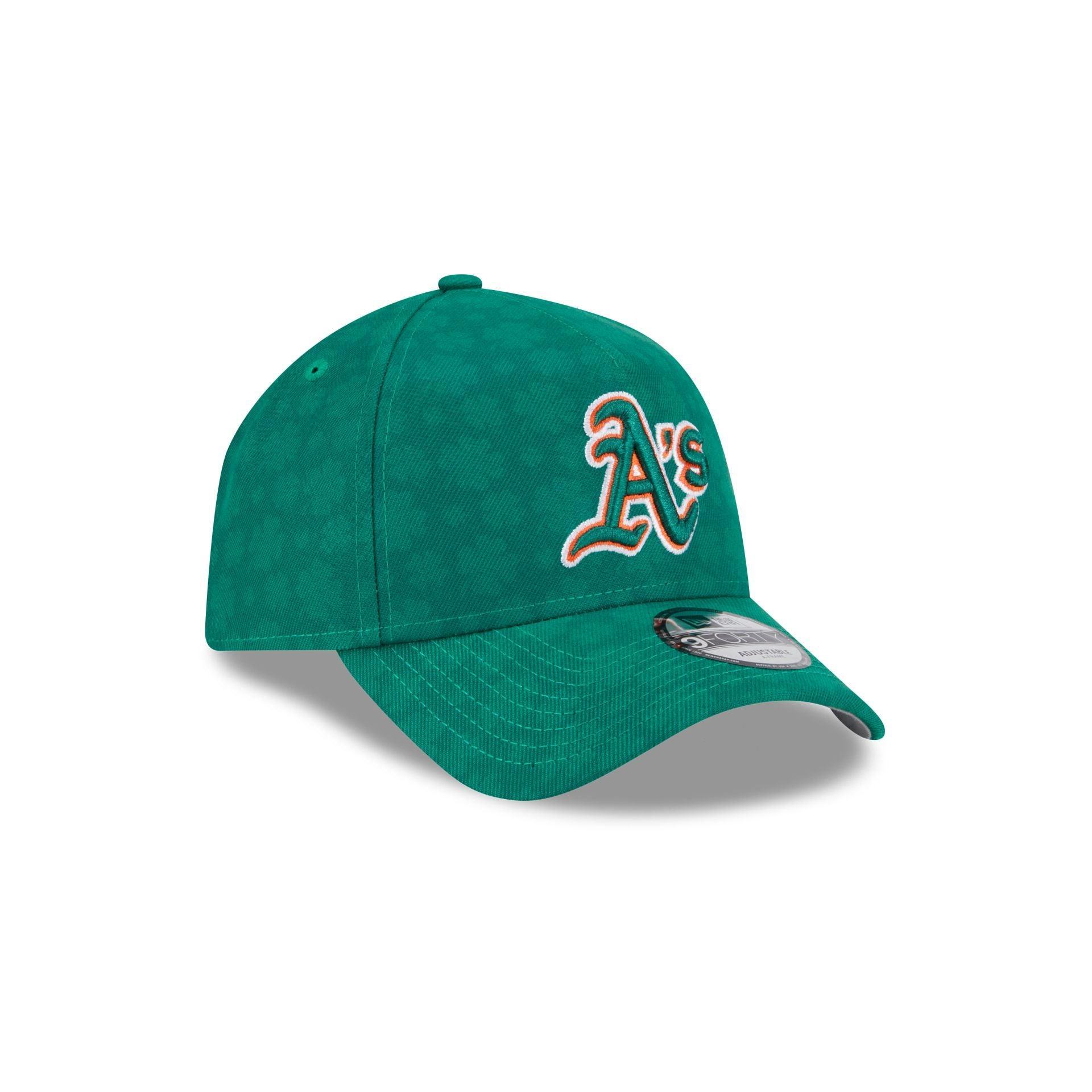 Athletics St. Patrick's Day 2025 9FORTY A-Frame Snapback Hat Male Product Image