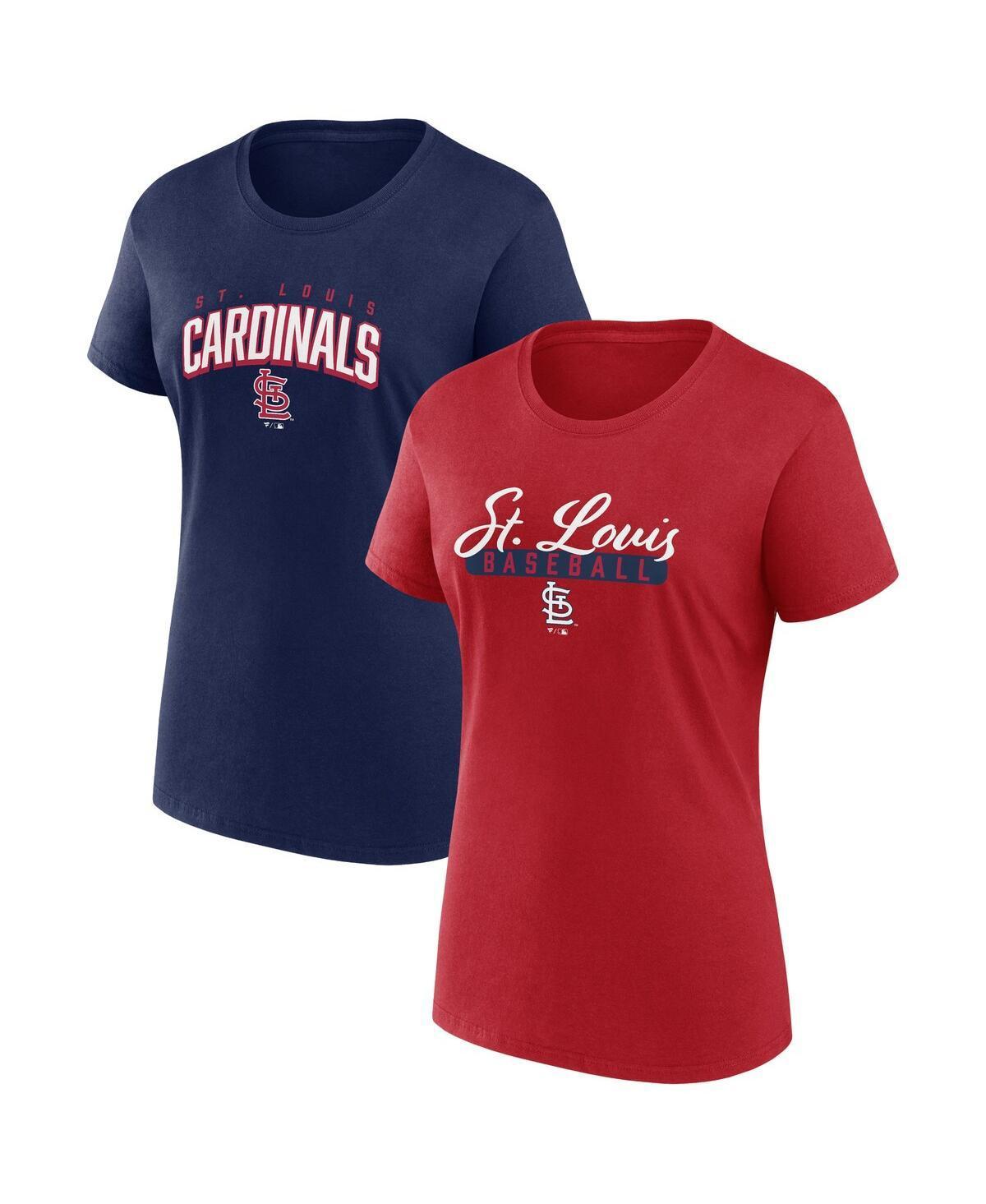 Women's Fanatics Branded Red/Navy Washington Capitals Two-Pack Fan T-shirt Set, Size: Large Product Image