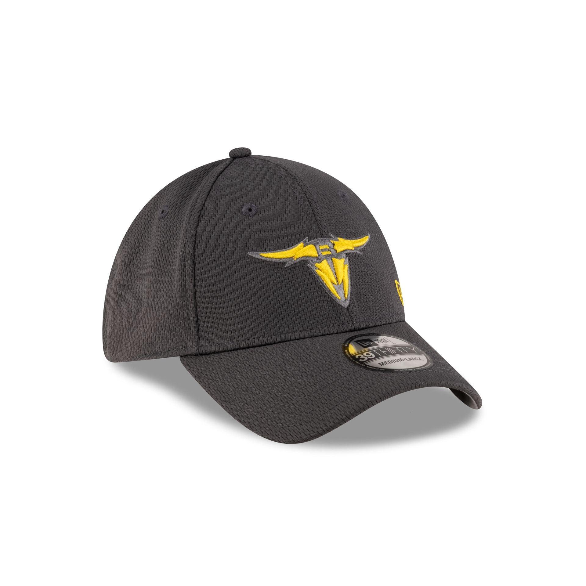 San Antonio Brahmas Gray 39THIRTY Stretch Fit Hat Male Product Image