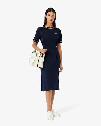 Women's Trim Accent Jersey T-Shirt Dress Product Image