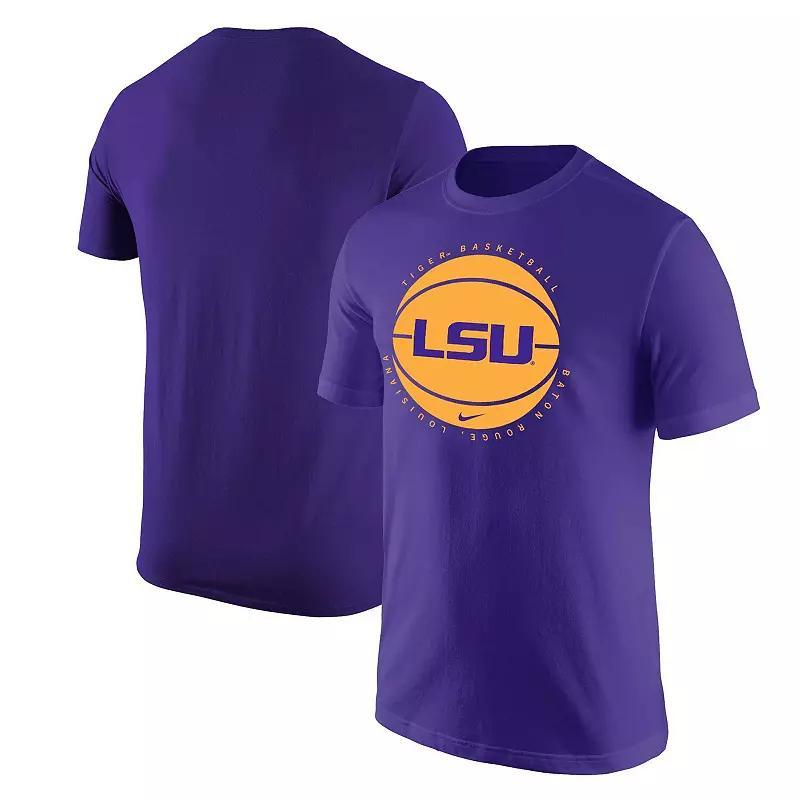 Mens Nike LSU Tigers Basketball Logo T-Shirt Product Image