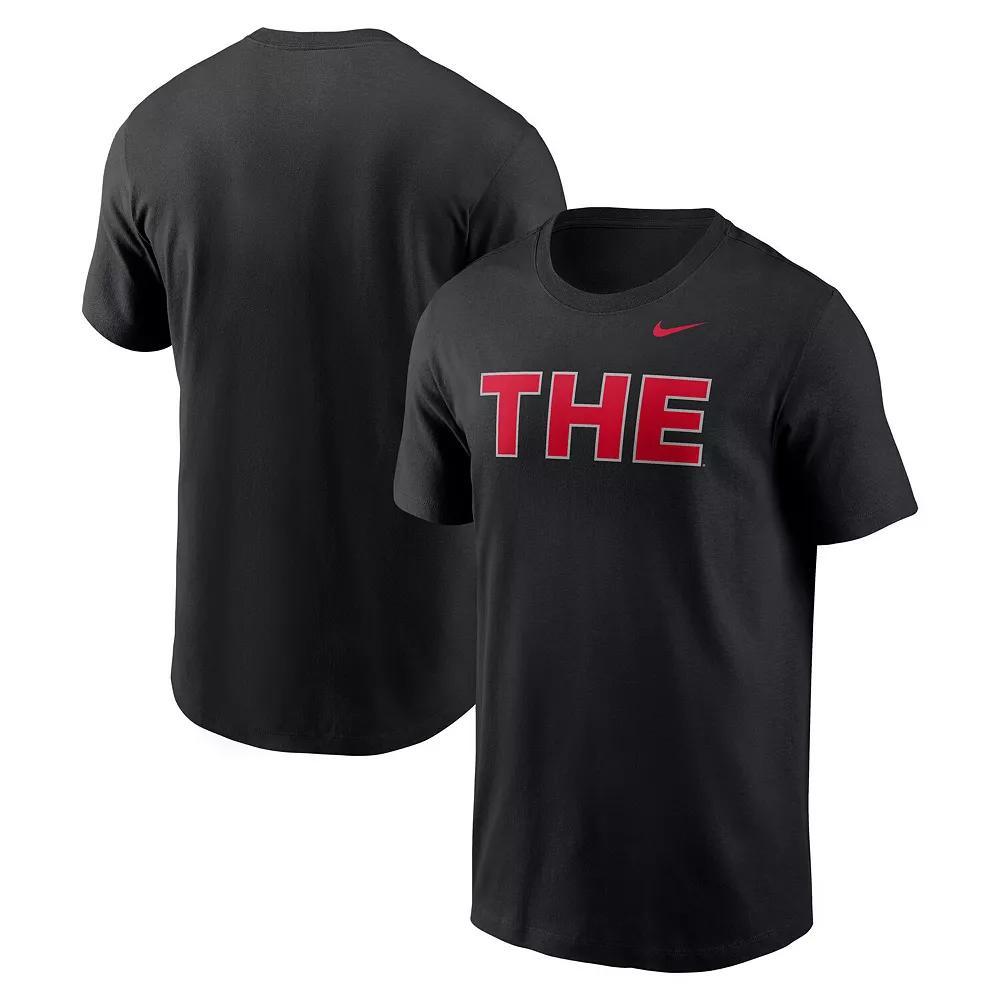 Men's Nike Black Ohio State Buckeyes THE T-Shirt, Size: Large Product Image