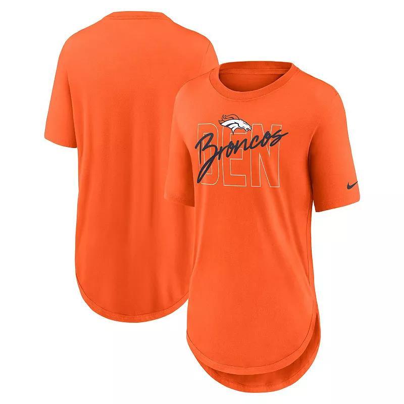 Womens Nike Denver Broncos Weekend City Love Tri-Blend T-Shirt Product Image
