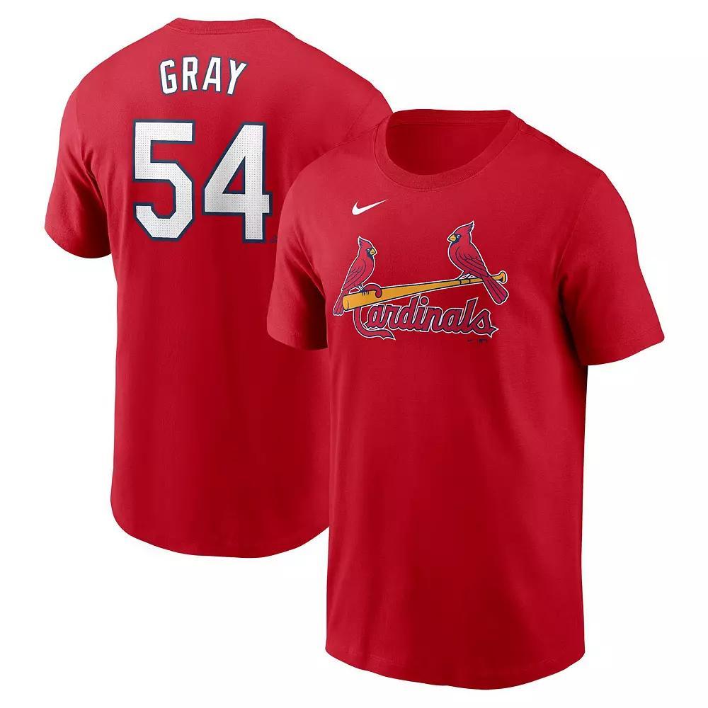 Men's Nike Sonny Gray Red St. Louis Cardinals Fuse Name & Number T-Shirt, Size: 2XL Product Image