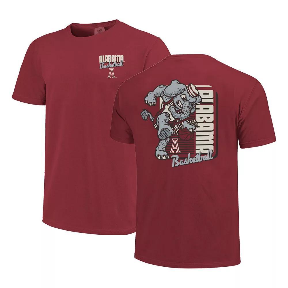 Men's Crimson Alabama Crimson Tide Comfort Colors Mascot Dunk T-Shirt, Size: Small, Red Product Image