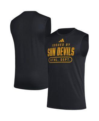 Men's adidas Black Arizona State Sun Devils Sideline AEROREADY Pregame Tank Top, Size: Large Product Image