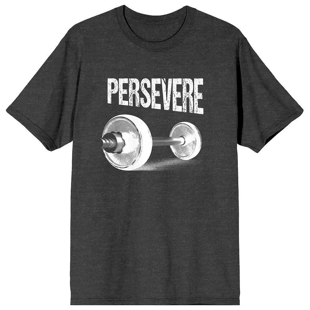 Men's Gym Culture Persevere Tee, Size: Small, Black Product Image