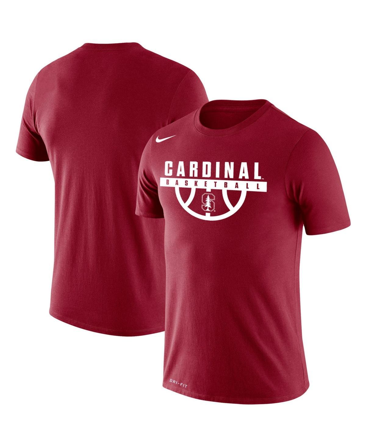 Men's Nike Cardinal Stanford Cardinal Basketball Drop Legend Performance T-Shirt, Size: 2XL, Red Product Image