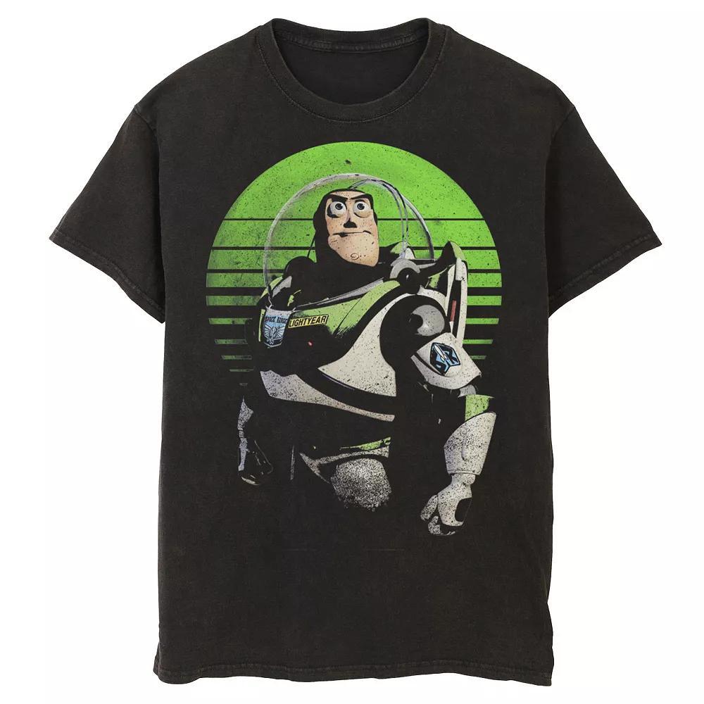 Disney / Pixar's Toy Story Buzz Lightyear Men's Sight On Stars Tee, Size: Large, Black Product Image