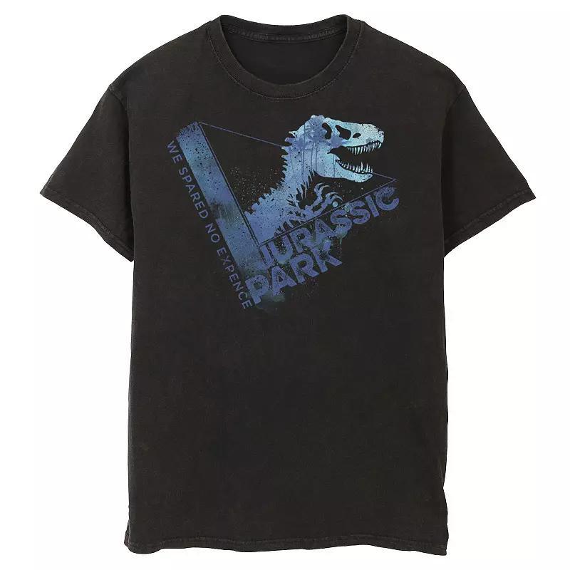 Men's Jurassic Park We Spared No Expense Blue Mist Tee, Size: 3XL, Black Product Image
