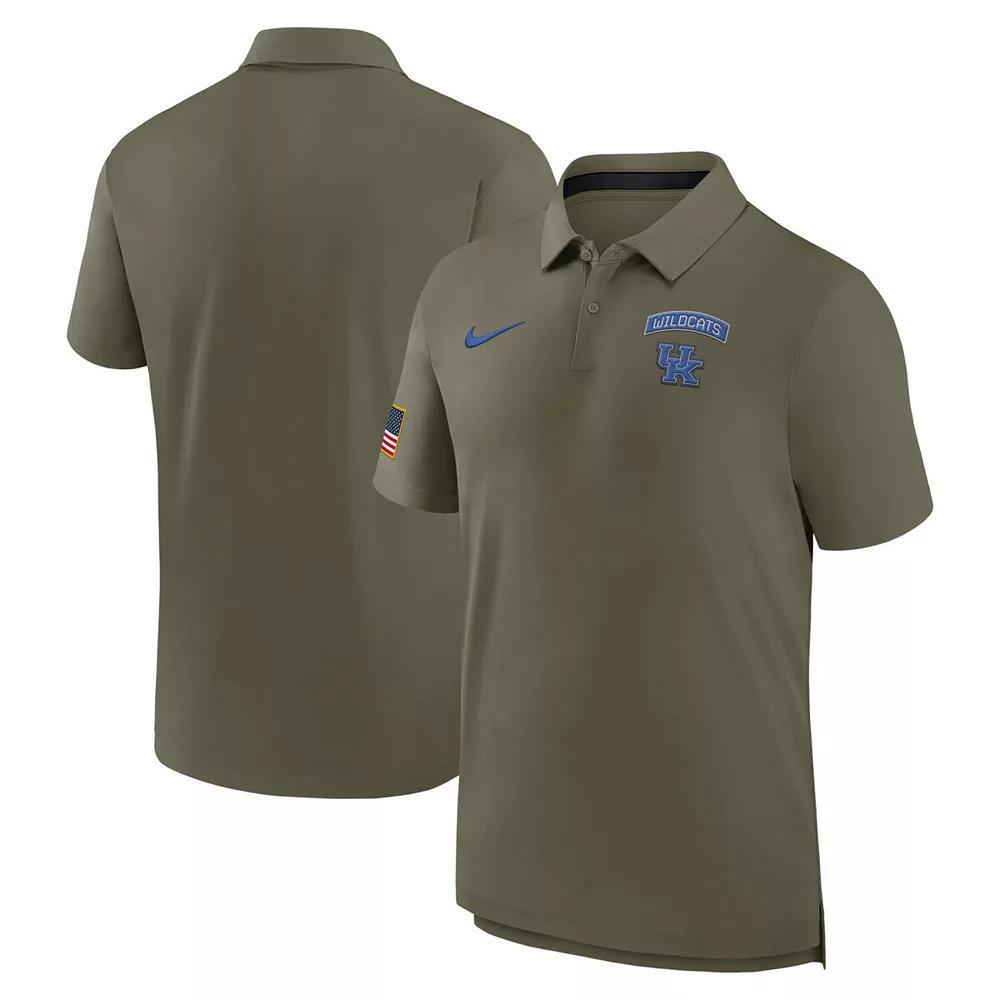 Men's Nike Olive Kentucky Wildcats 2024 Military Appreciation Tour Performance Polo, Size: Medium, Team Product Image