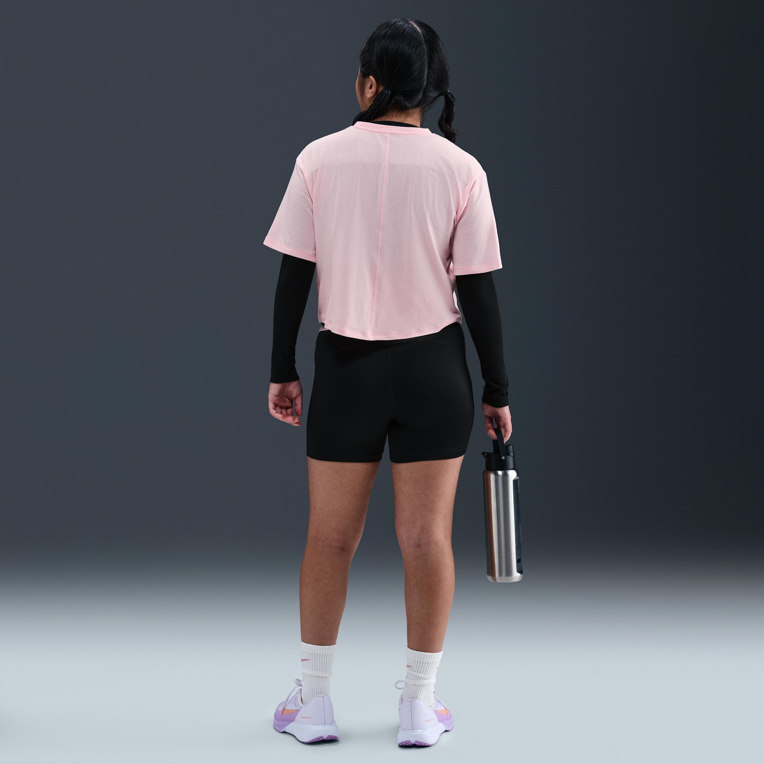 Women's Nike Pro Girls' Dri-FIT Shorts (Extended Size) Product Image