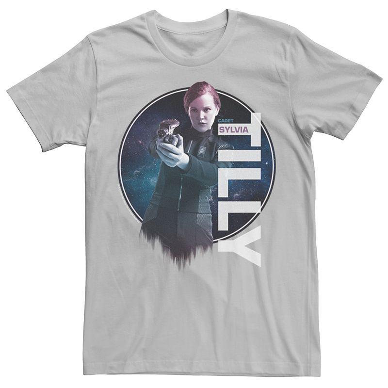 Men's Star Trek Discovery Cadet Tilly Graphic Tee, Size: Large, Silver Product Image