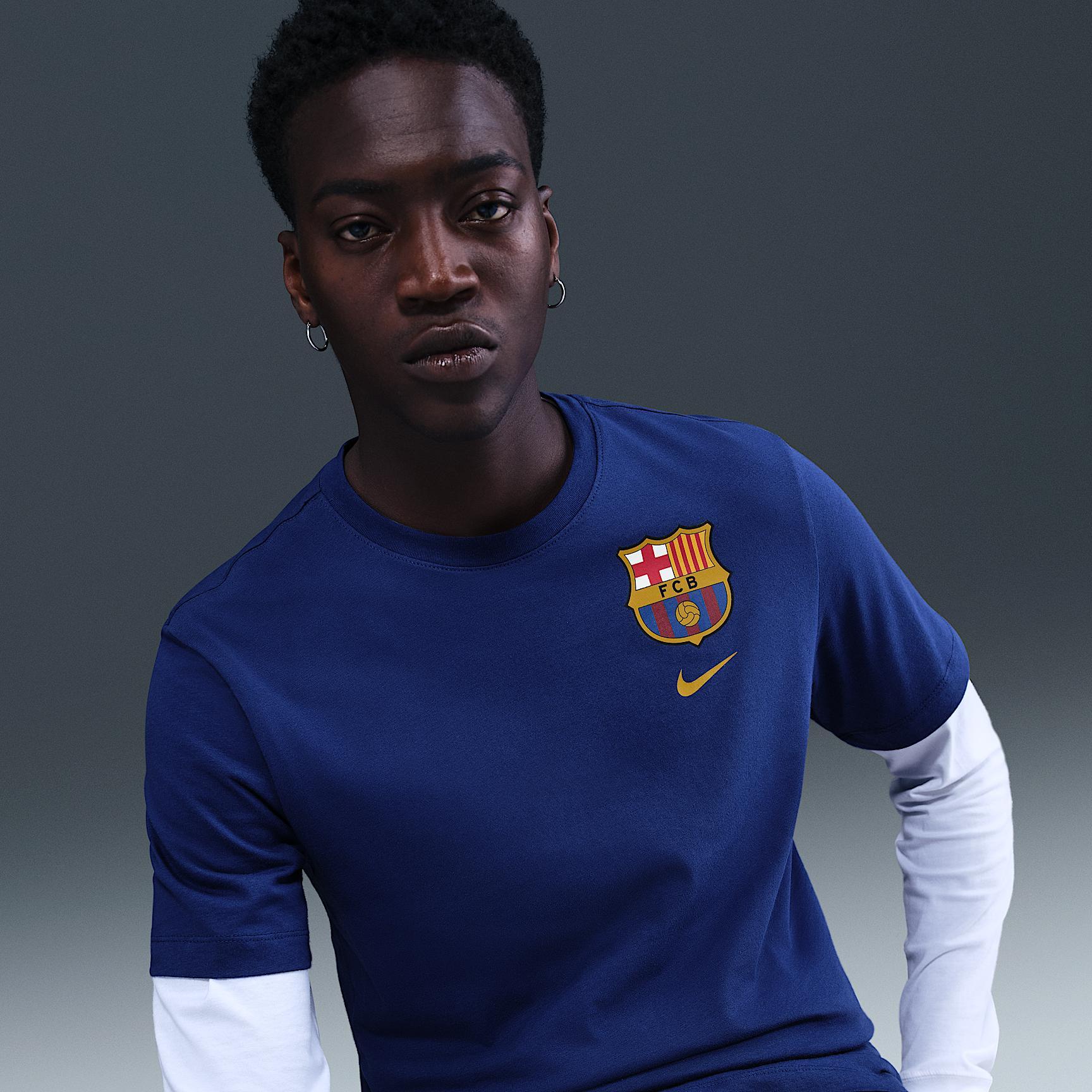 FC Barcelona Men's Nike Soccer T-Shirt Product Image