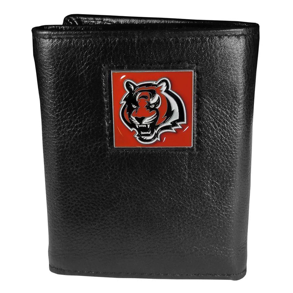 Men's Cincinnati Bengals Trifold Wallet, Black Product Image