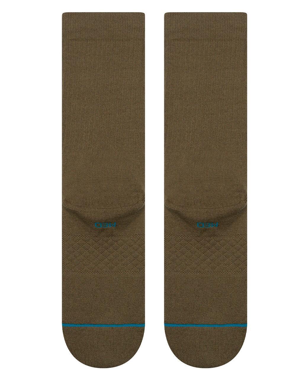 STANCE Icon Organic Mens Crew Socks - NATURAL Product Image