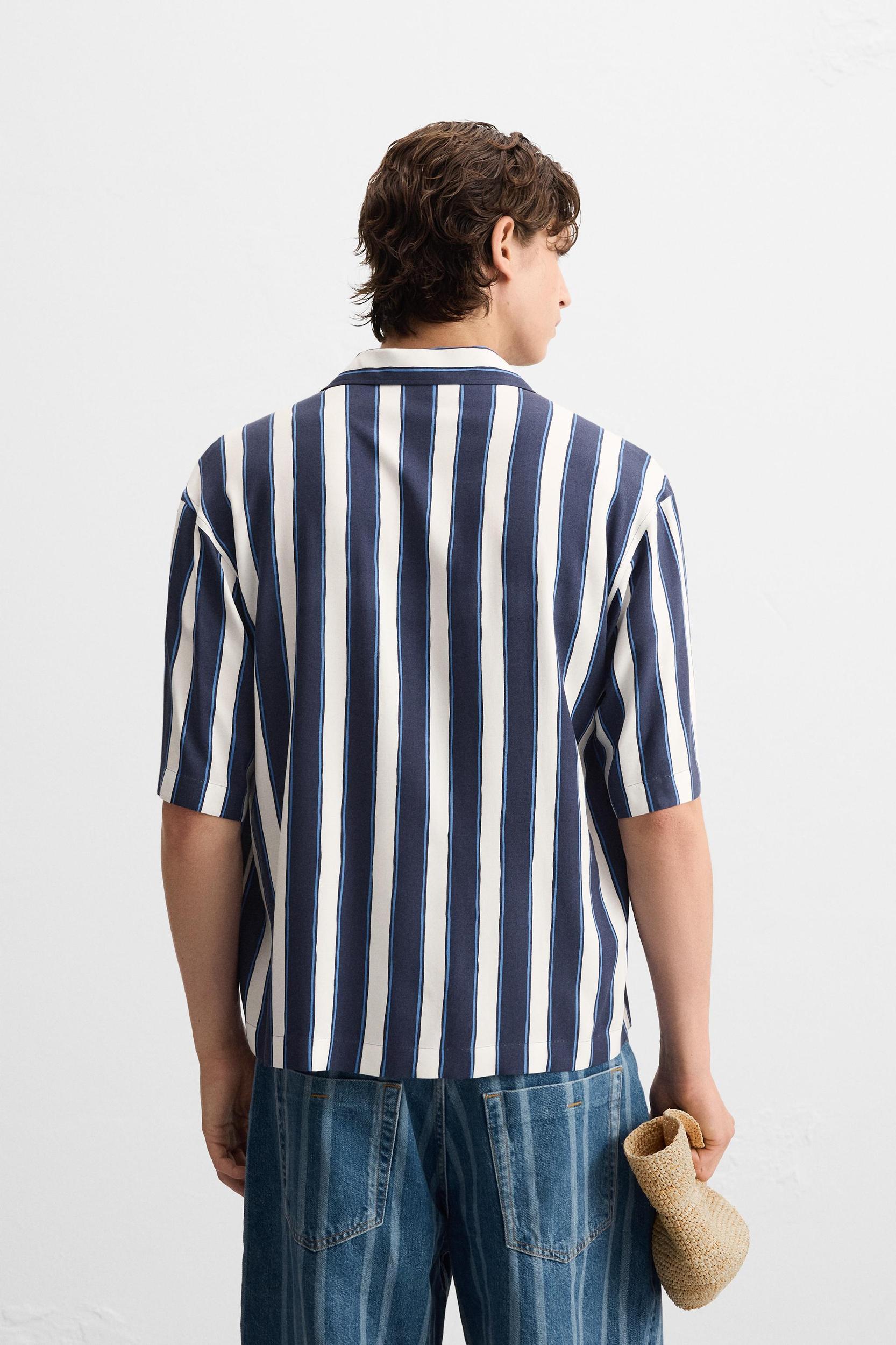 VISCOSE STRIPED SHIRT Product Image