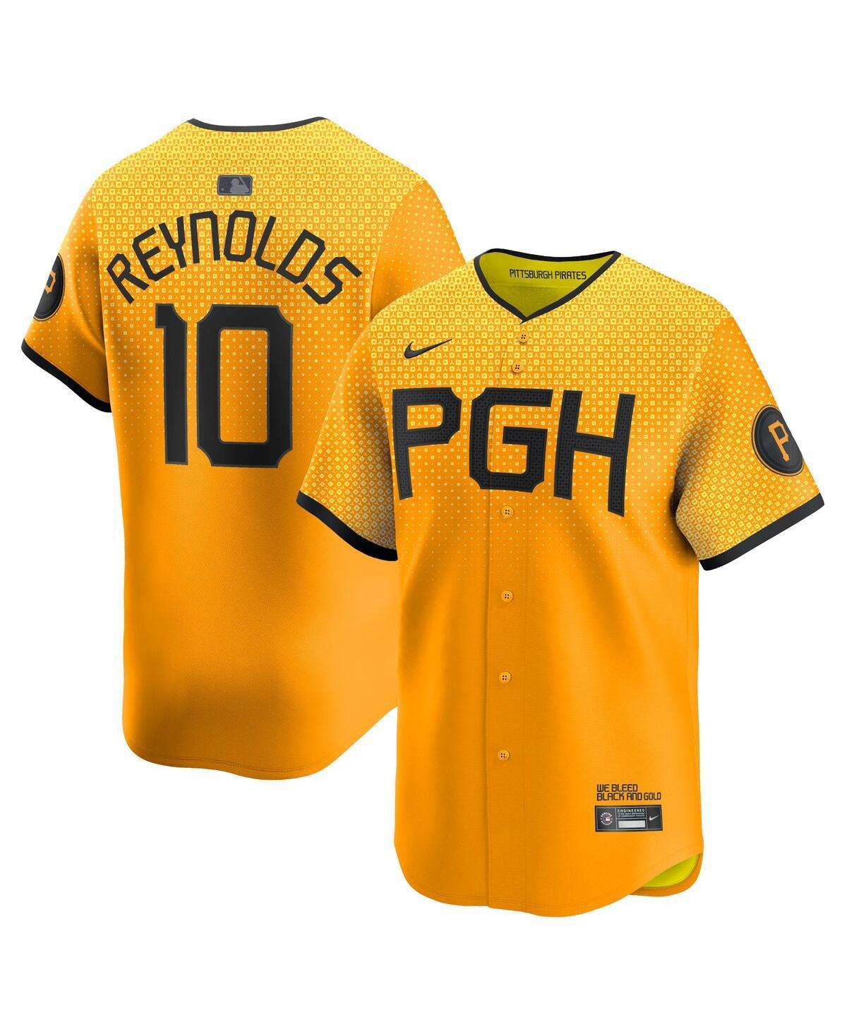 Men's Nike Roberto Clemente Gold Pittsburgh Pirates City Connect Limited Player Jersey, Size: Small Product Image