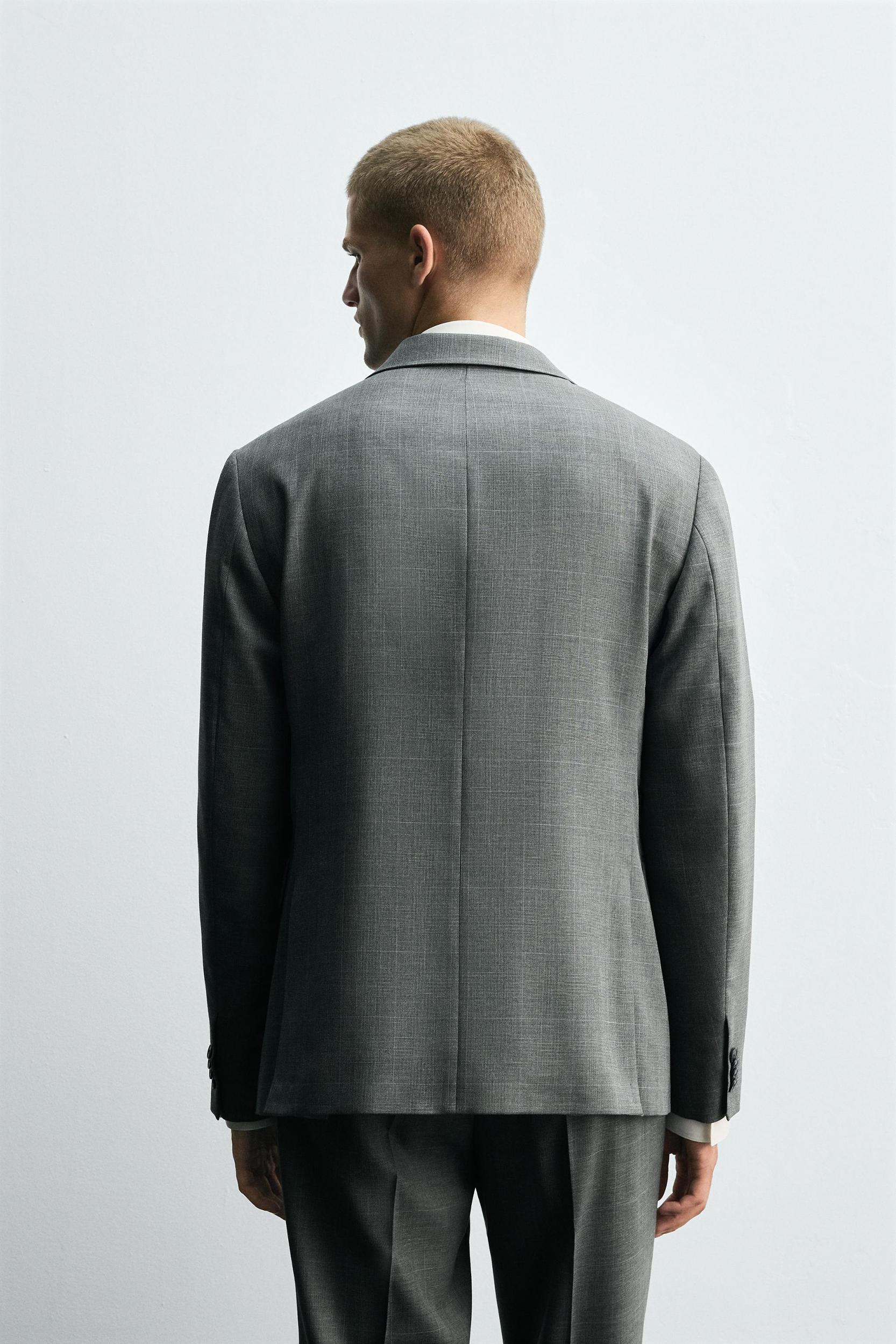 PLAID SUIT BLAZER Product Image