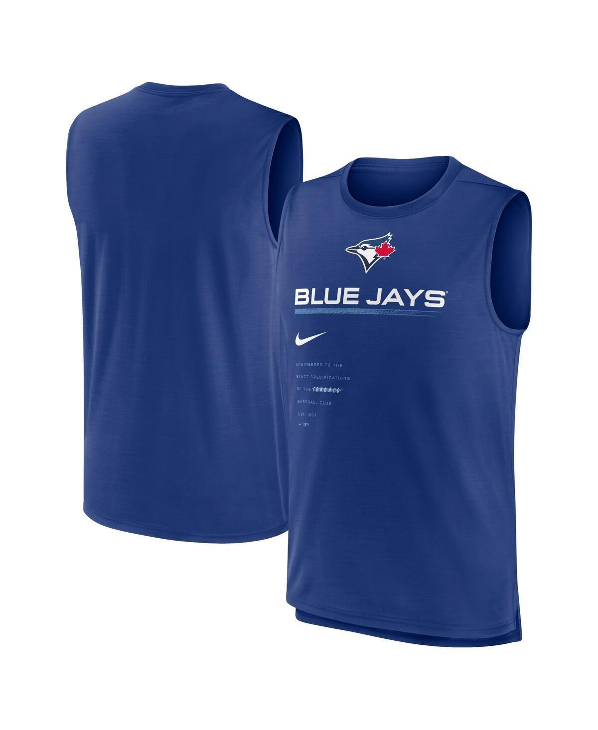 Men's Nike Royal Los Angeles Rams Muscle Trainer Tank Top, Size: Small, Blue Product Image