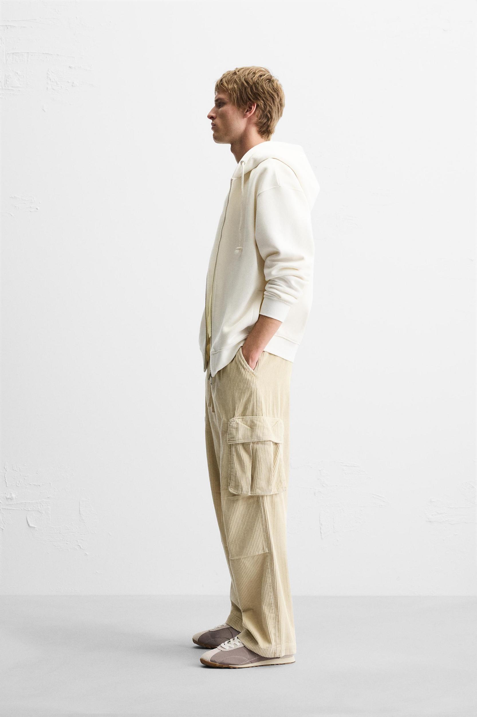 CORDUROY CARGO PANTS Product Image