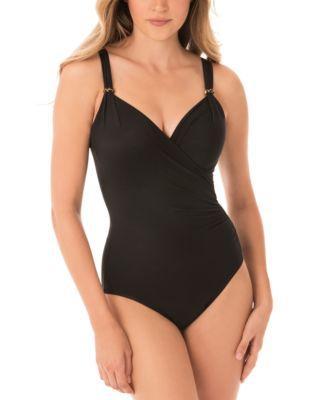 Miraclesuit Razzle Dazzle Siren Underwire Shaping V-Neck One Piece Swimsuit Product Image