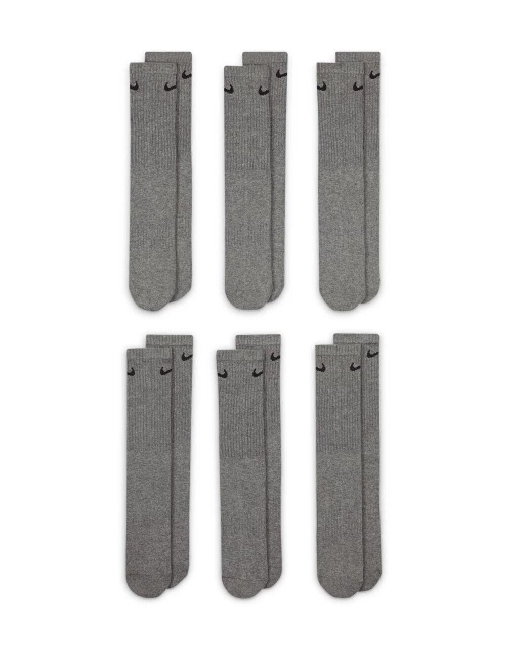 NIKE Everyday Cushioned 6 Pack Crew Socks Product Image
