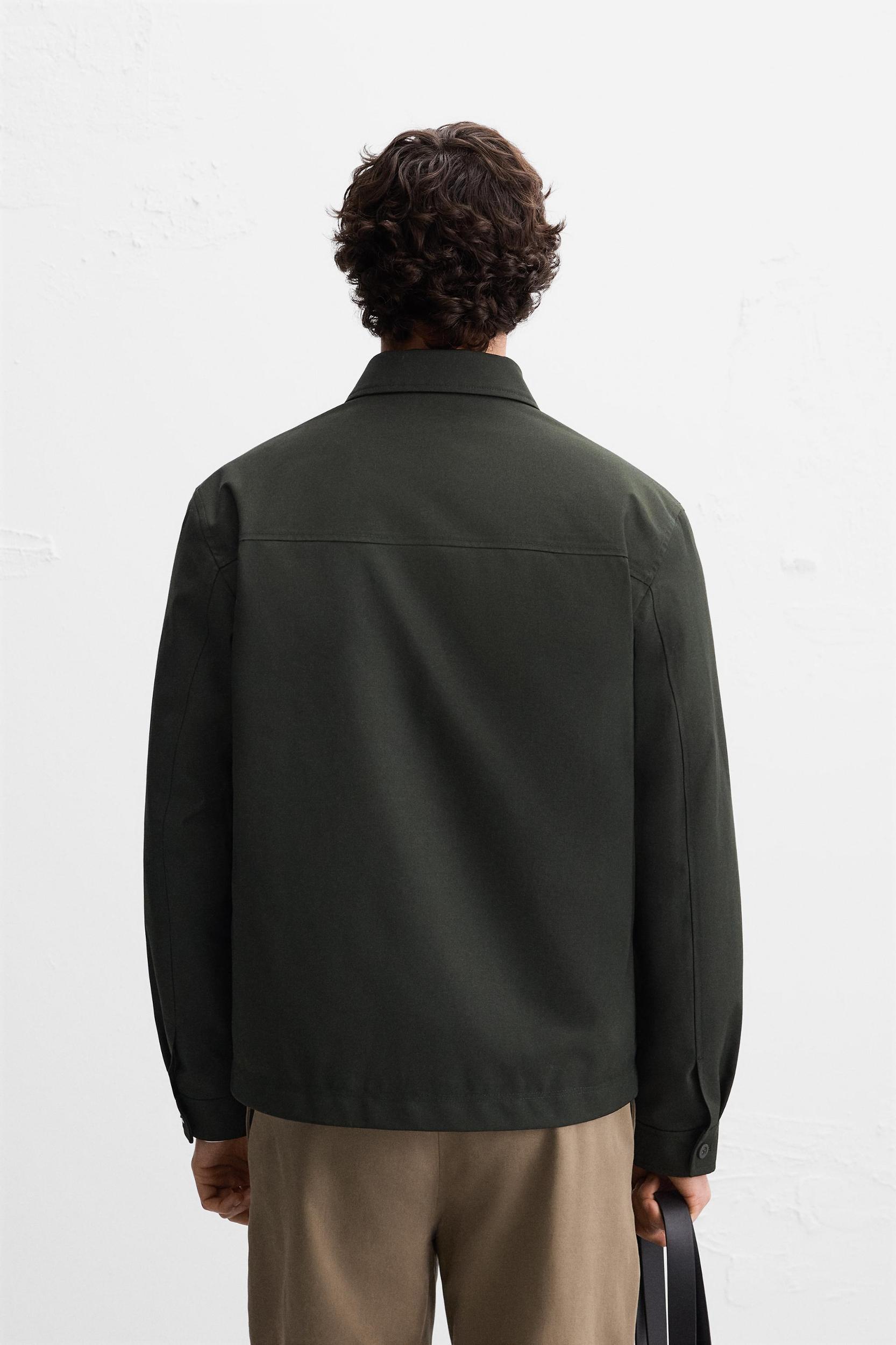 REGULAR FIT PADDED OVERSHIRT Product Image