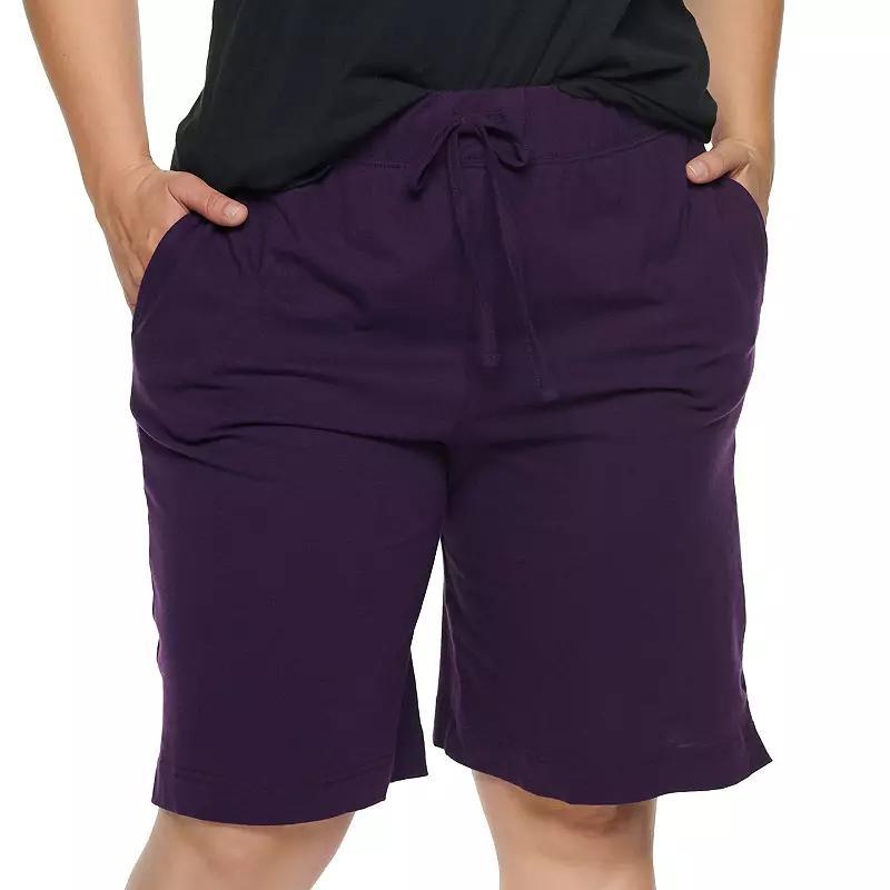 Plus Size Jockey Everyday Essentials Bermuda Pajama Shorts, Womens Product Image