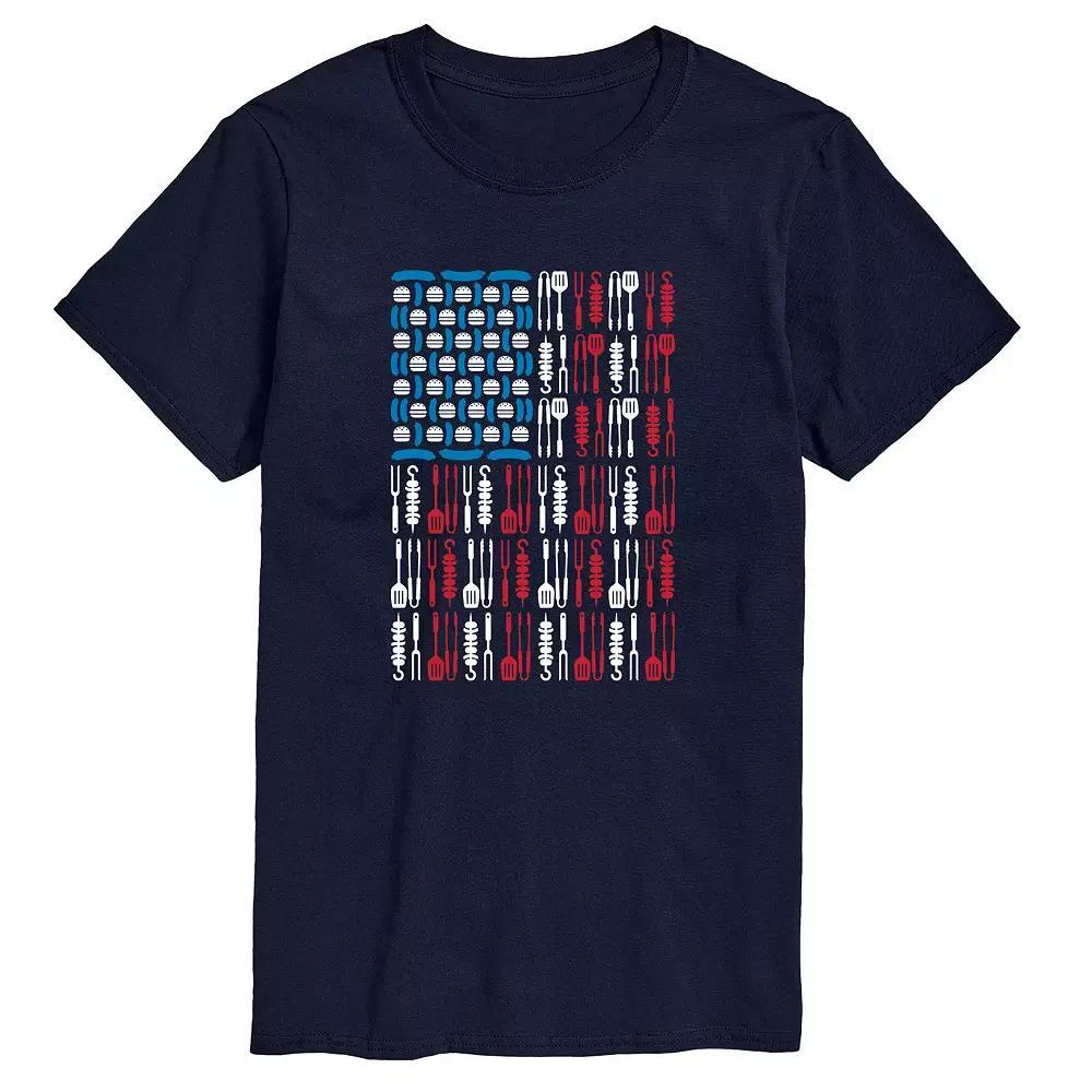 Mens Grill Tools USA Flag Tee Product Image