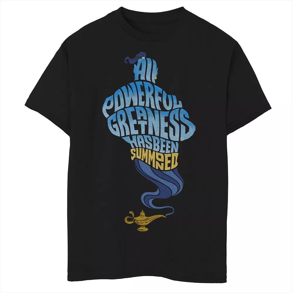 Disney's Aladdin Men's All Powerful Genie Graphic Tee, Size: Medium, White Product Image