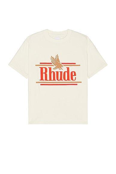 Rhude Rossa Tee in White Product Image