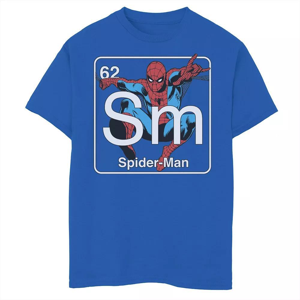 Boys 8-20 Marvel Avengers Spider-Man Element Graphic Tee, Boy's, Size: Medium, Royal Product Image