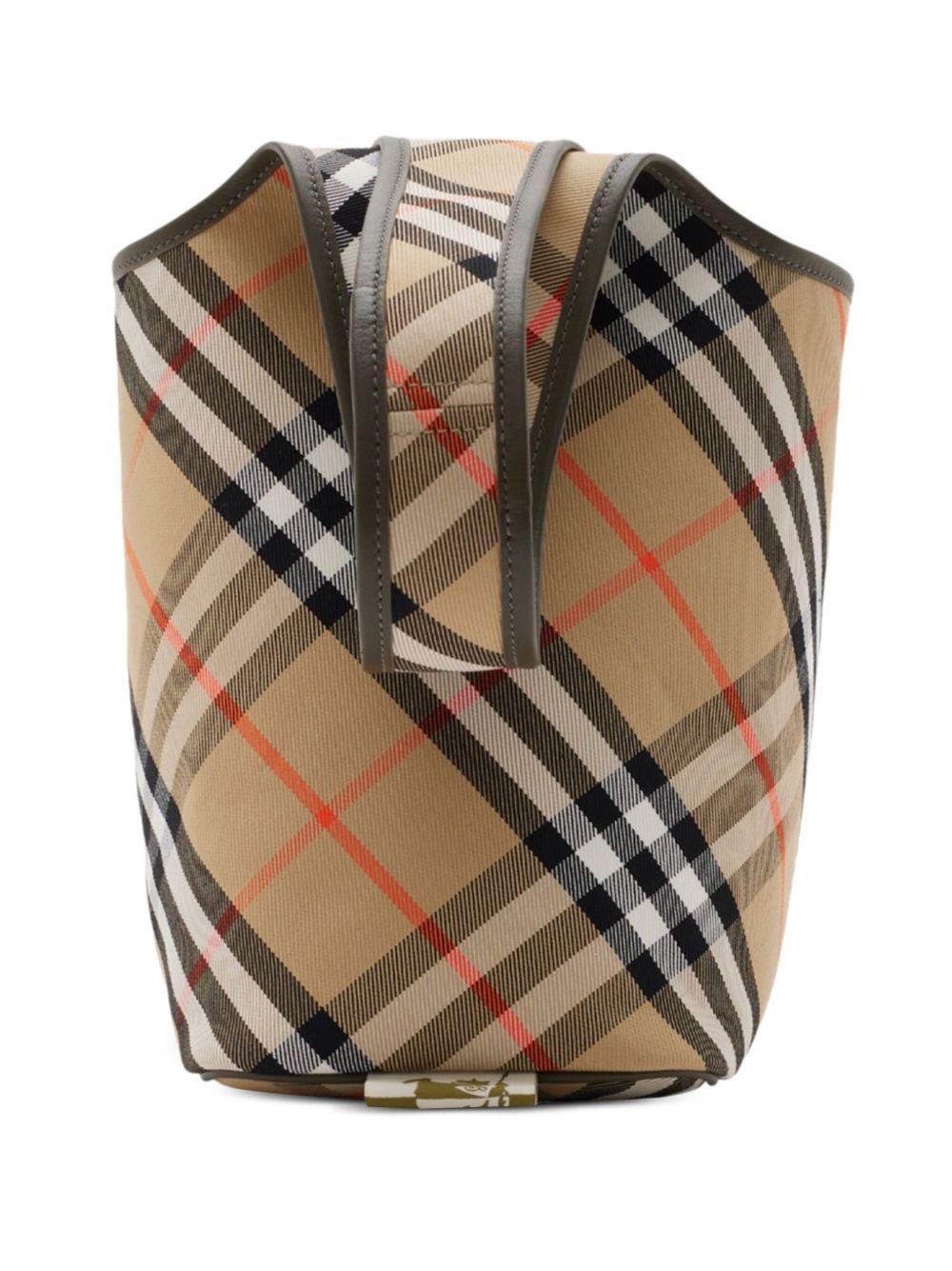 small check-pattern shoulder bag Product Image