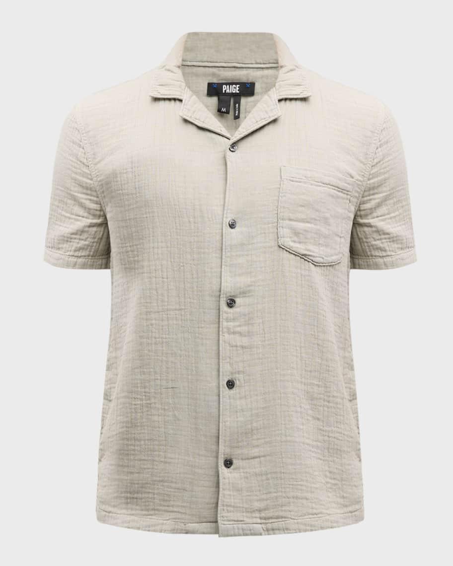Mens Ellerton Textured Camp Shirt Product Image