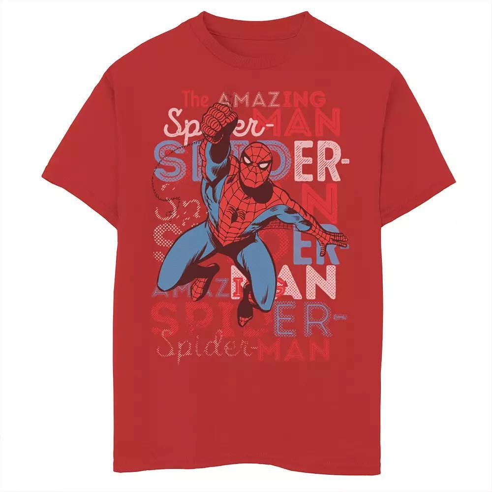 Boys 8-20 Marvel Amazing Spider-Man Jump Graphic Tee, Boy's, Size: Large, Red Product Image